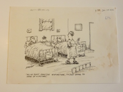 Martin Honeysett - No We Don't Practise Acupuncture I'M Just Going To Hang Up A Picture